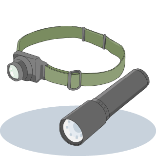 画像:ヘッドライト・懐中電灯