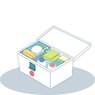 画像:救急・常備薬セット