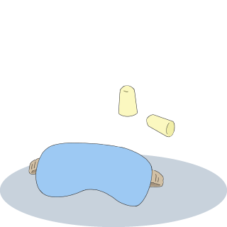 画像:アイマスク・耳栓