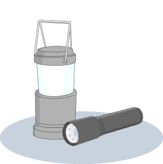 画像:LEDランタン・ハンディライト