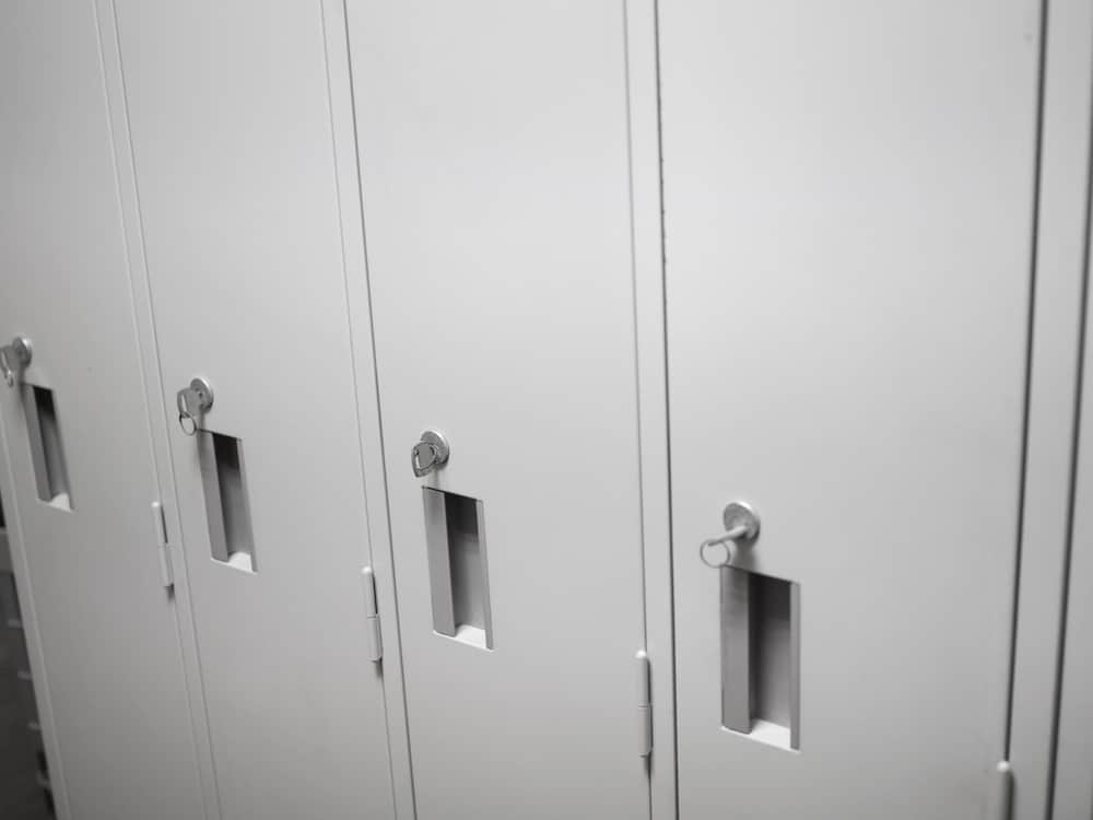 スチールロッカーの写真