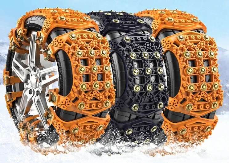 写真:非金属 冬用タイヤチェーン